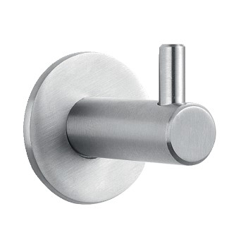 Kapstokhaak Rond RVS