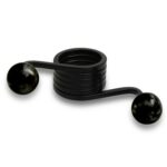 Deursluiter t.b.v. inboorpaumelle zwart