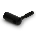 Draagpin t.b.v. universele deursluiter zwart