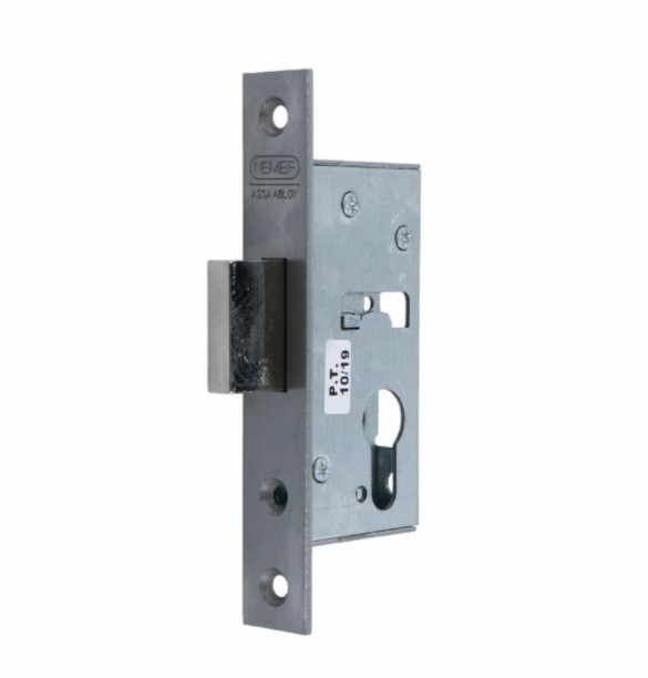 Nemef smalslot 9643/07-35 PC rechthoekige rvs voorplaat