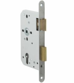 Nemef insteekslot 649 DIN rechts PC72 met afgeronde rvs voorplaat