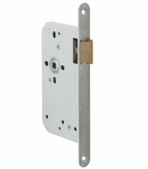 Nemef loopslot 635 DIN rechts met afgeronde voorplaat rvs