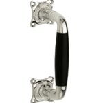 Deurgreep Bonton ebben 110mm glans nikkel