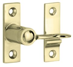 Raamwervel Elegant 20mm verend messing gelakt