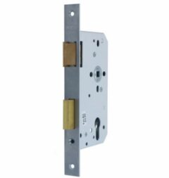 Nemef cilinder insteekslot 669 DIN links PC72 met rechthoekige rvs voorplaat