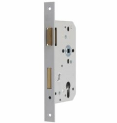 Nemef cilinder insteekslot 669 DIN links PC72 met rechthoekige witte voorplaat