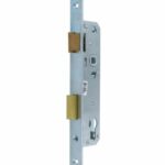 Nemef smaldeurslot PC92 DIN links 879114-25 mm rechthoekige verzinkte voorplaat