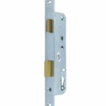 Nemef smaldeurslot PC92 DIN rechts 8791/14-40 mm rechthoekige verzinkte voorplaat