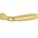 Deurkruk Banaan messing ongelakt