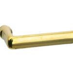 Deurkruk Padania messing ongelakt