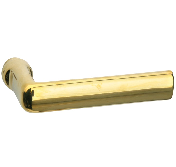 Deurkruk Padania messing ongelakt