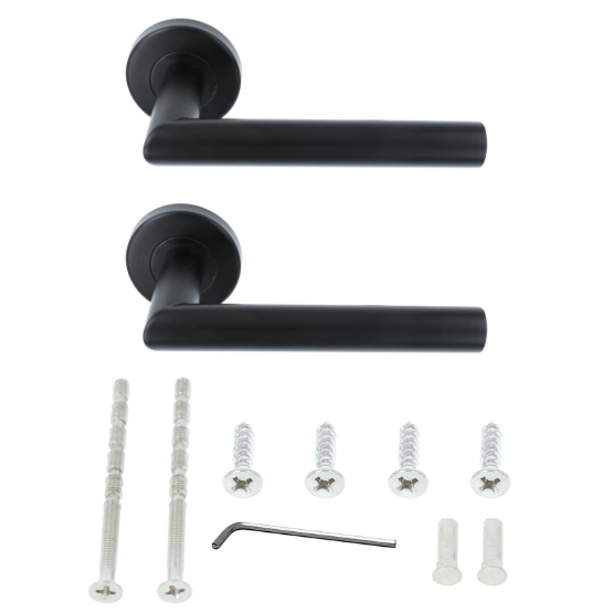 ODShop set loopslot + deurkruk Modern haaks