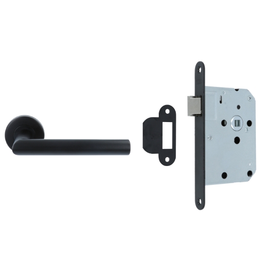 ODShop set loopslot + deurkruk Modern haaks