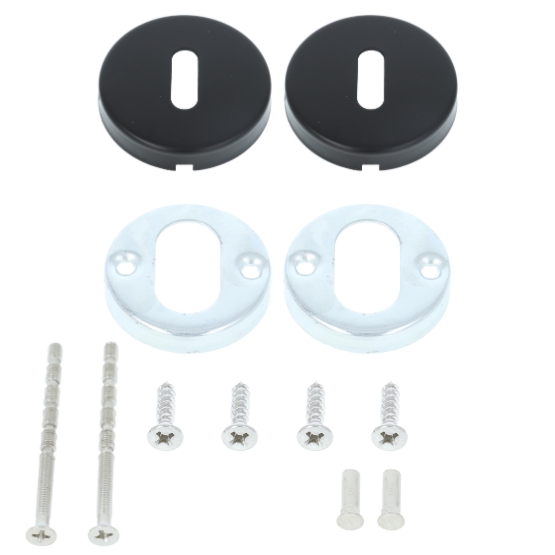 ODShop set klavier dag en nachtslot + deurkruk Modern haaks & sleutelplaatjes