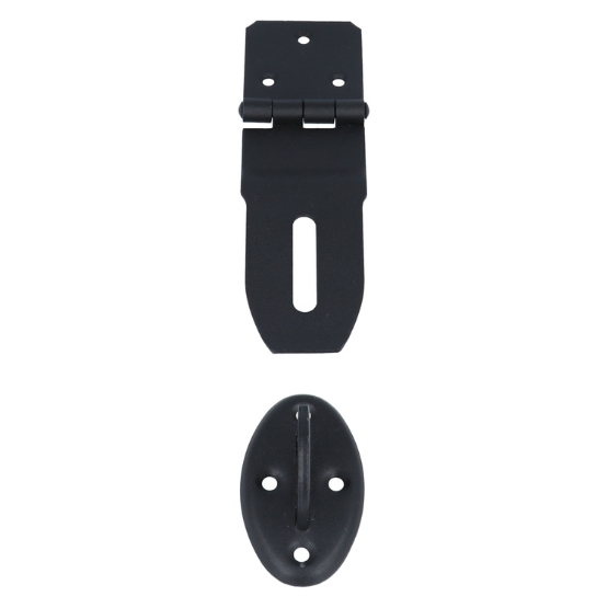 Kistoverval 44x150mm staal zwart