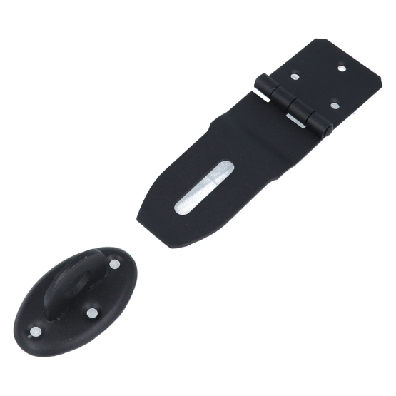 Kistoverval 44x150mm staal zwart