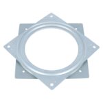 Vierkante metalen draaiplateau 156x156mm