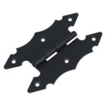 Scharnier zwart 128x77 mm