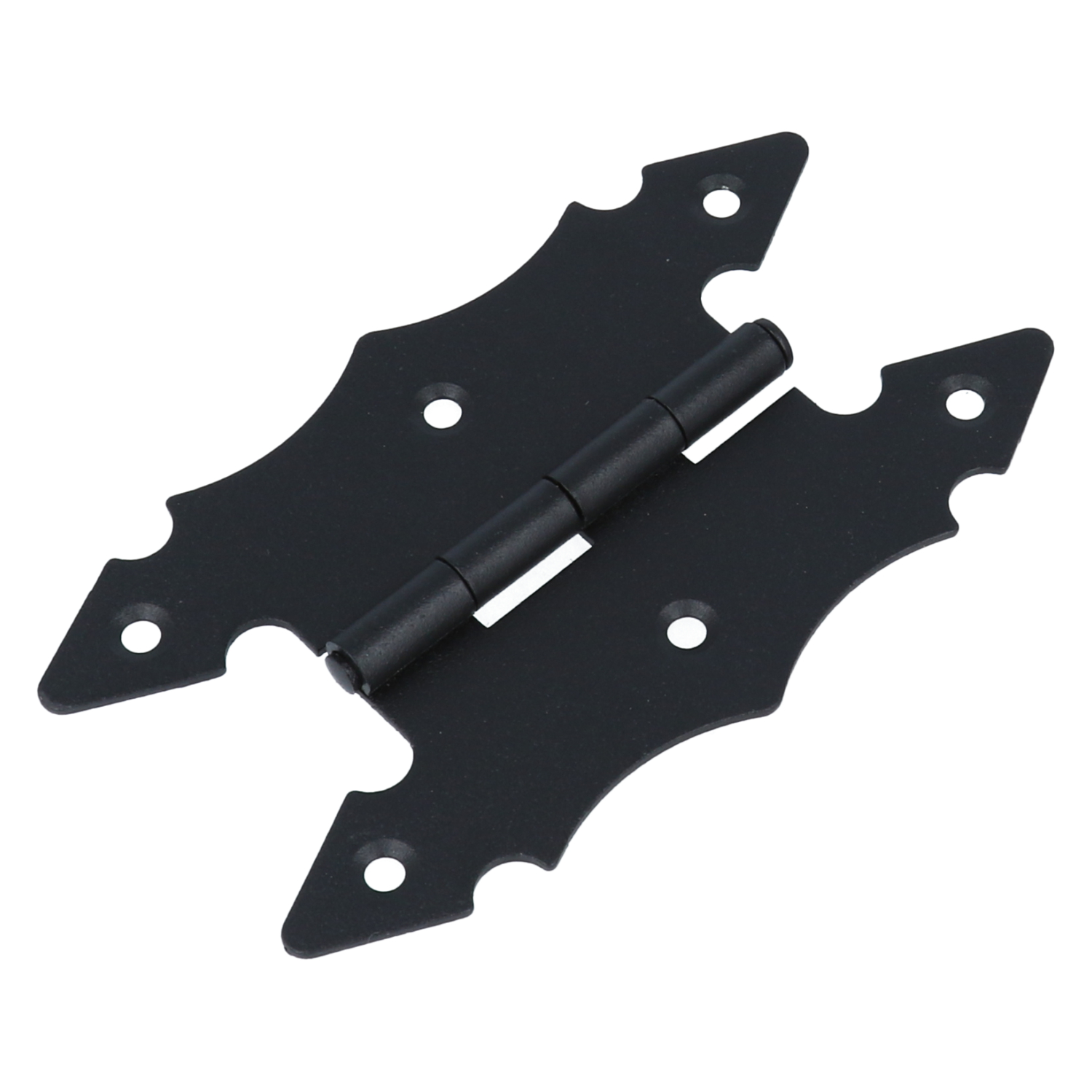 Scharnier zwart 128x77 mm