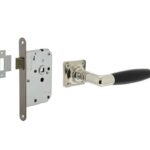 Intersteel deurbeslag set loopslot RVS + Deurkruk Ton basic nikkel