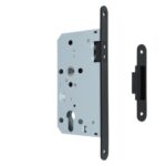 Loopslot magnetisch inclusief sluitplaat 20x235mm zwarte voorplaat