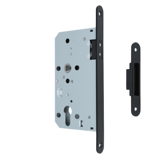 Loopslot magnetisch inclusief sluitplaat 20x235mm zwarte voorplaat