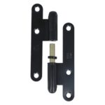Paumellescharnier 95 x 52 mm links zwart