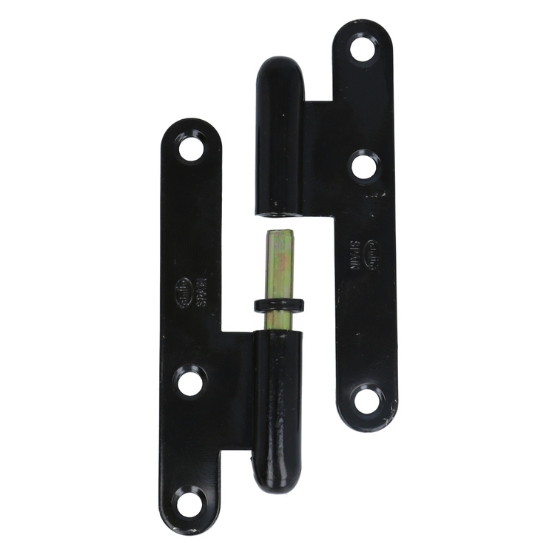 Paumellescharnier 95 x 52 mm rechts zwart