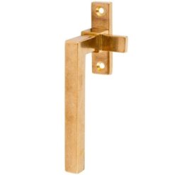 Raamboom Met Sluitplaat Links Kare messing antiek