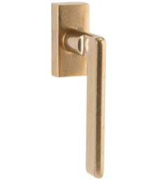 Draaikiepgarnituur Piatto/Bauhaus messing antiek