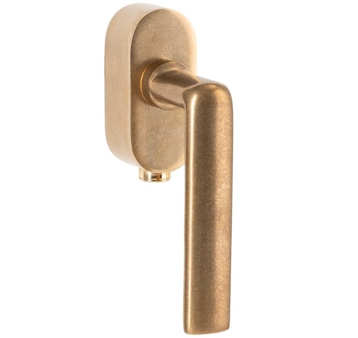 SKG2 Draaikiepgarnituur afsluitbaar Padania/Elegant messing antiek