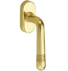 Draaikiepgarnituur Art-DecoElegant messing ongelakt