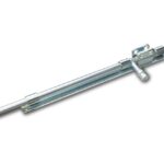 Hangslotgrendel verticaal 420 mm verzinkt