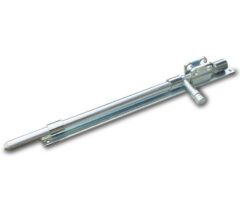 Hangslotgrendel verticaal 420 mm verzinkt