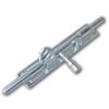 Hangslotgrendel verticaal 200 mm verzinkt