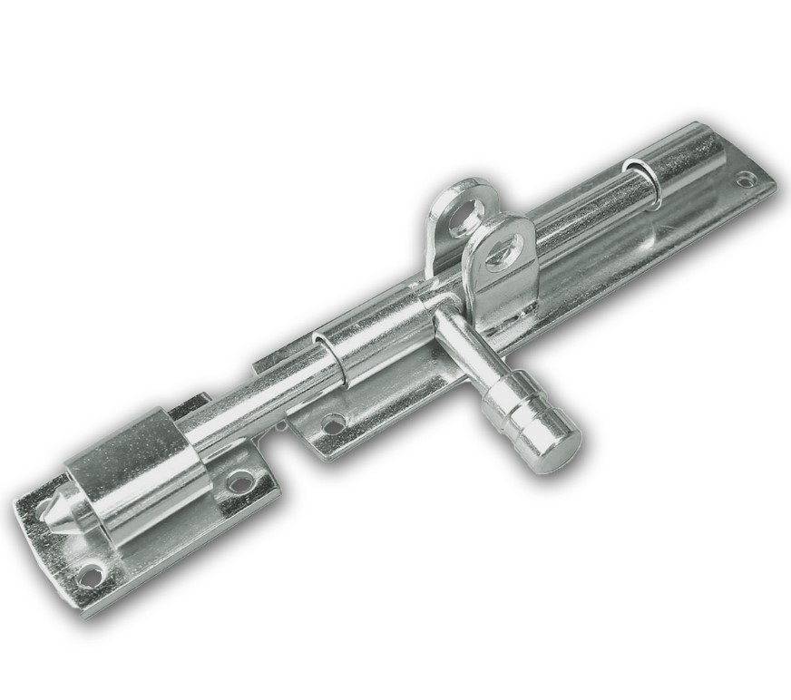 Hangslotgrendel horizontaal 150 mm RVS