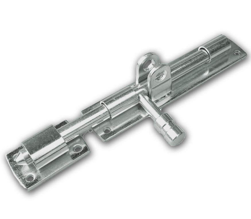 Hangslotgrendel horizontaal 100 mm RVS