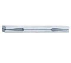 Krukstift zaagsnede 8x8 mm ijzer verzinkt 130 mm