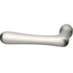 Enkele deurkruk Linea links mat nikkel ongelakt