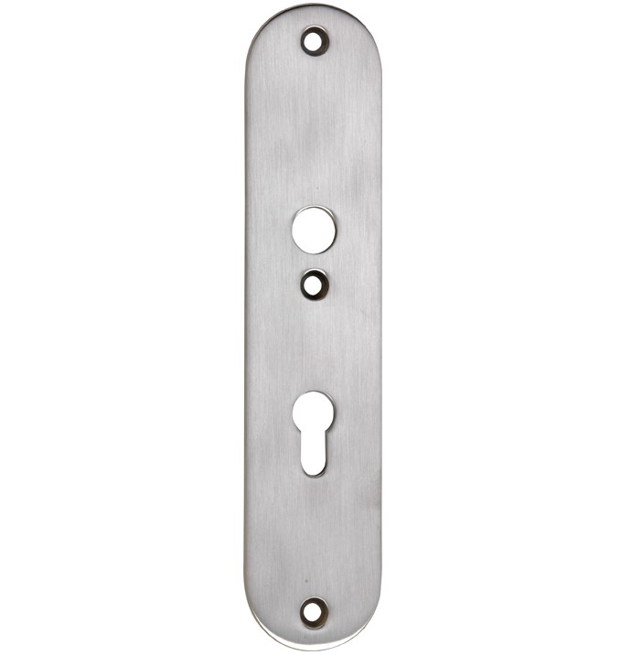 SKG3 ovaal schild PC72 binnen mat nikkel ongelakt