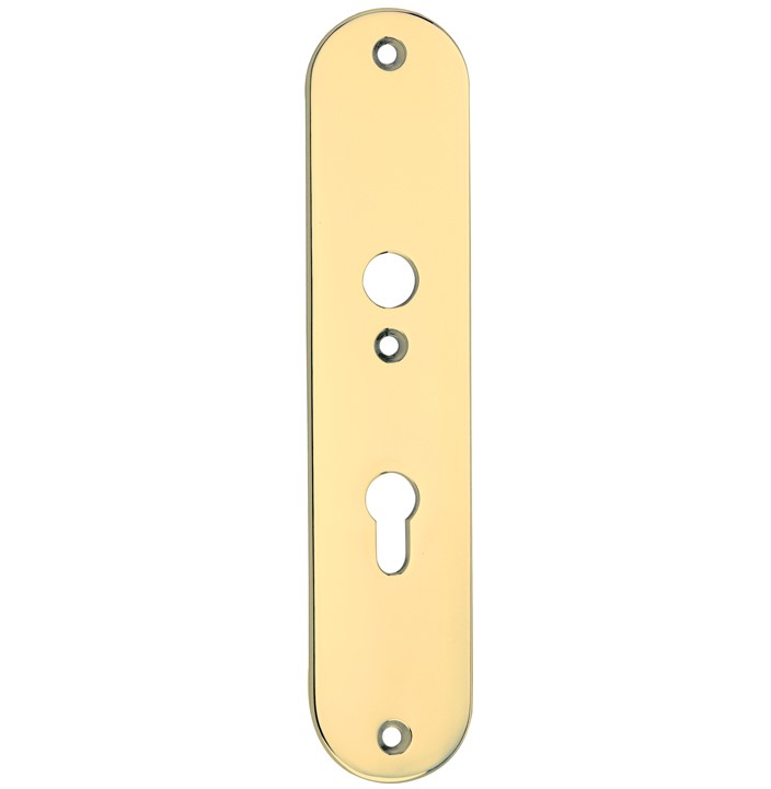 SKG3 ovaal schild PC72 binnen messing gelakt