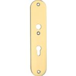 SKG3 ovaal schild PC55 binnen messing gelakt