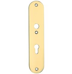 SKG3 ovaal schild PC55 binnen messing gelakt