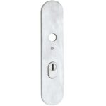 SKG3 ovaal schild PC92 buiten met kerntrekbeveiliging mat chroom