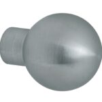 Knop Kogel tbv SKG schild mat chroom