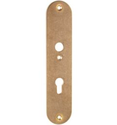 SKG3 ovaal schild PC92 binnen messing antiek