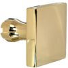 Knop Bauhaus tbv SKG schild messing PVD