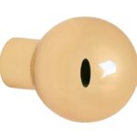 Knop Kogel tbv SKG schild messing PVD