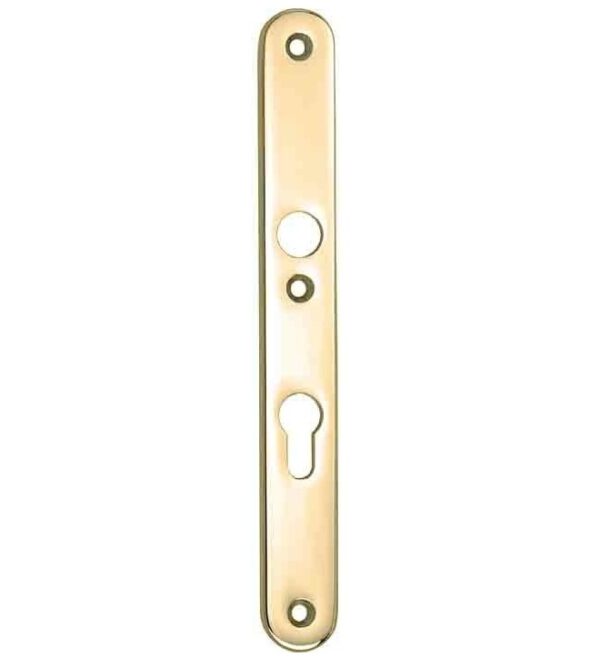 SKG3 ovaal smal schild PC92 binnen messing ongelakt