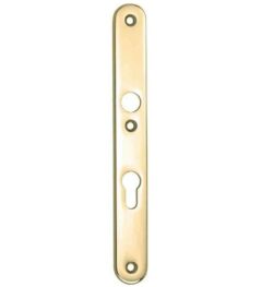 SKG3 ovaal smal schild PC72 binnen messing ongelakt